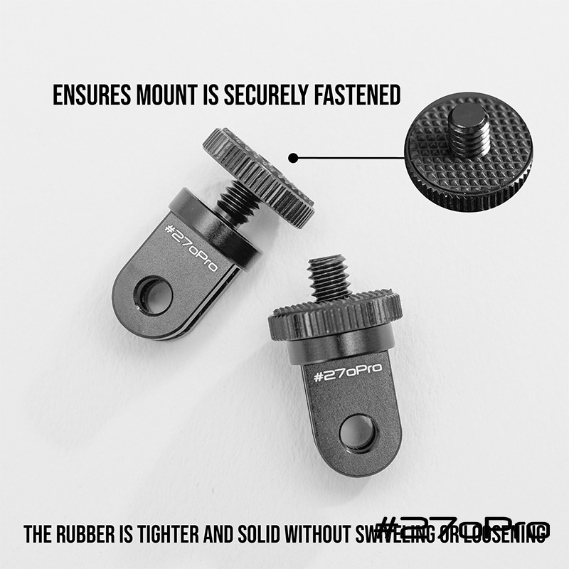 【彈藥庫】#270Pro 1/4＂鋁合金轉接座-黑 #270PRO-ADP-BK-細節圖7