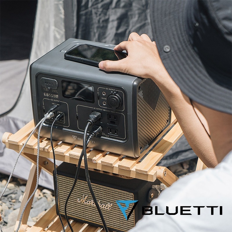 【彈藥庫】BLUETTI EB55 537Wh 700W 萬用充電站 #P335480253-細節圖8