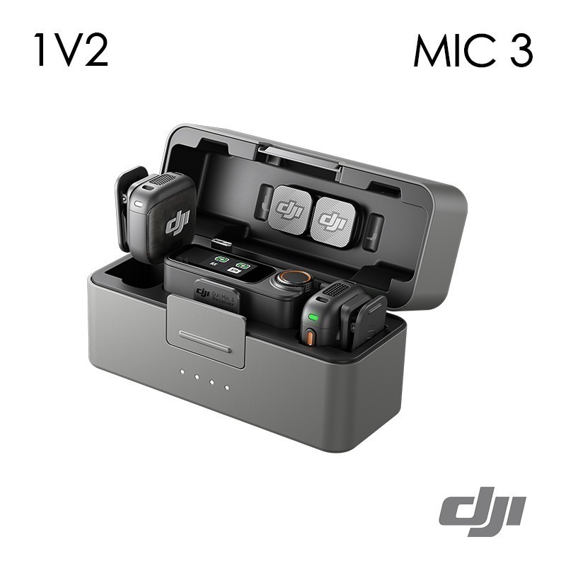 【彈藥庫】DJI MIC 3 無線麥克風(單接收器/單發射器/1對1/1對2) #DAM001 #DAM003-細節圖4