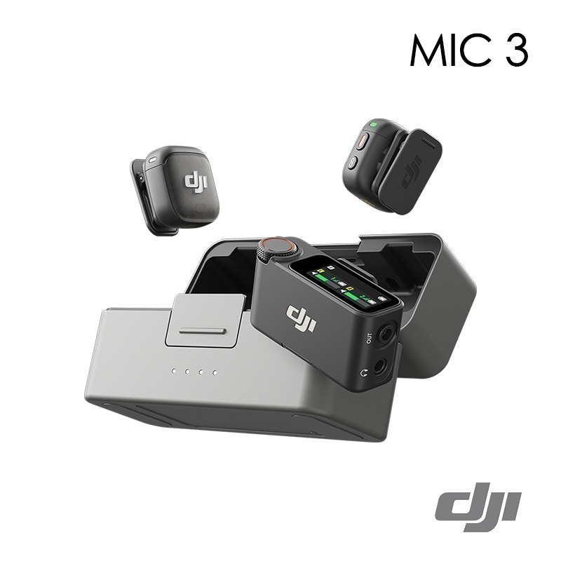 【彈藥庫】DJI MIC 3 無線麥克風(單接收器/單發射器/1對1/1對2) #DAM001 #DAM003-細節圖2