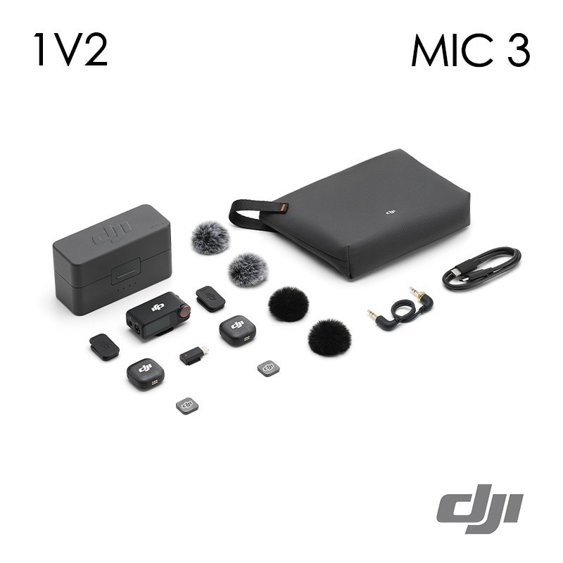 【彈藥庫】DJI MIC 3 無線麥克風(單接收器/單發射器/1對1/1對2) #DAM001 #DAM003-規格圖11