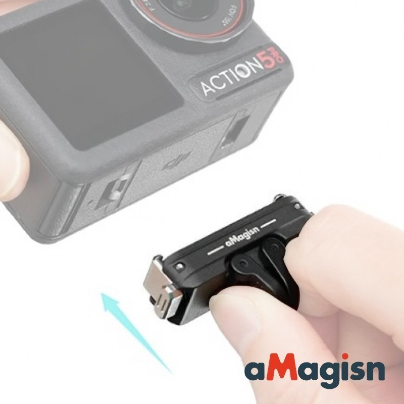 【彈藥庫】aMagisn DJI OSMO 360/ACTION 5 PRO/4/3 磁吸快拆2.0 #AA22-細節圖6