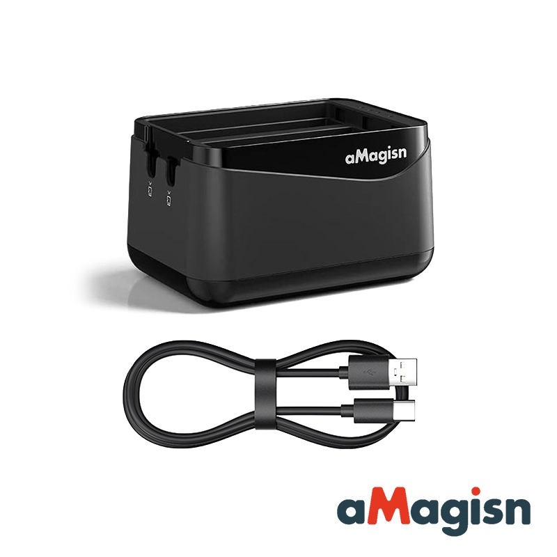 【彈藥庫】aMagisn Insta360 X5 電池充電座 #PF12-細節圖6