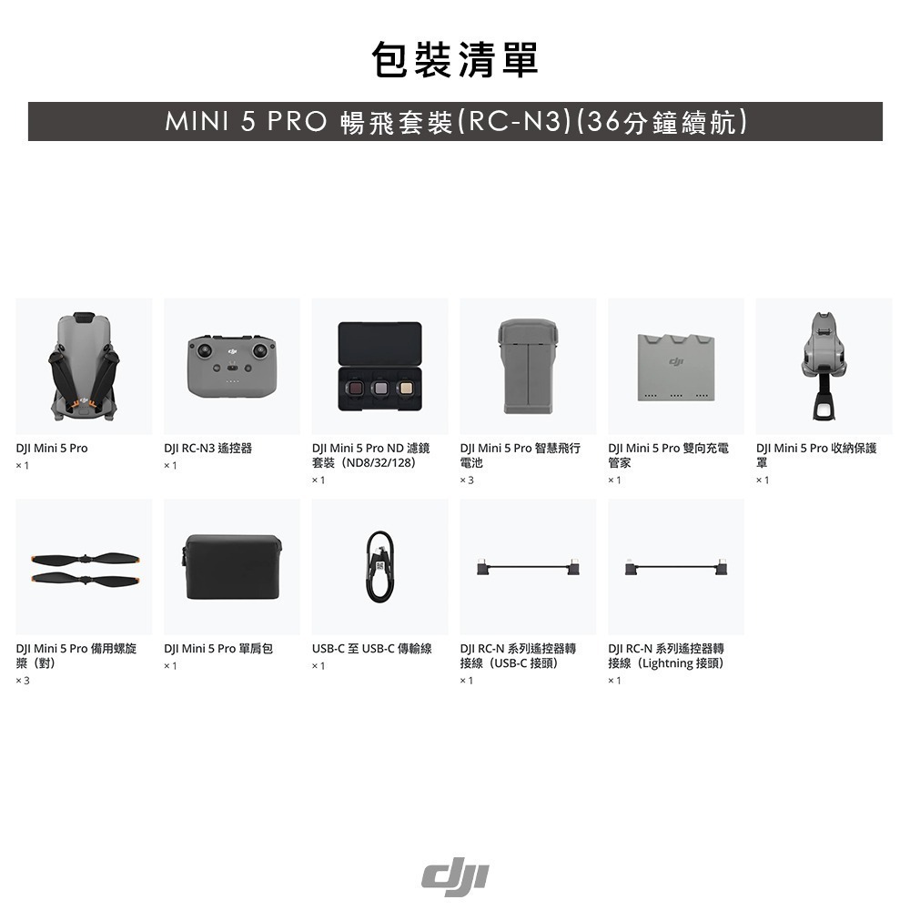 【彈藥庫】DJI MINI 5 PRO 空拍機(單機/暢飛套裝/帶屏組暢飛套裝/帶屏組長續航暢飛套裝)-細節圖9