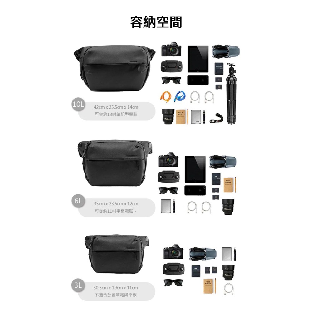 【彈藥庫】PEAK DESIGN EVERYDAY SLING V2 魔術使者隨行攝影包(3/6/10L)-細節圖2