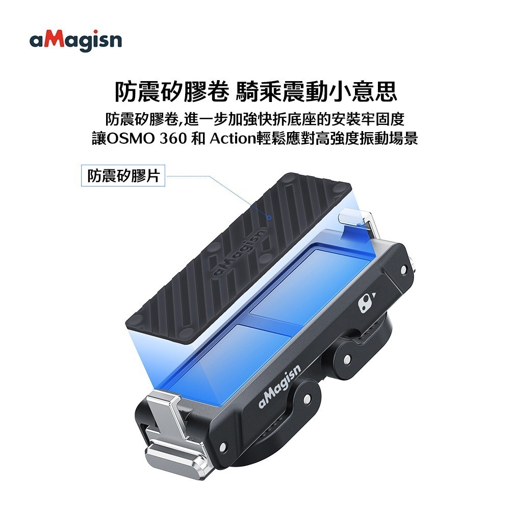 【彈藥庫】aMagisn Insta360 GO Ultra 金屬快拆 #TF04-細節圖9