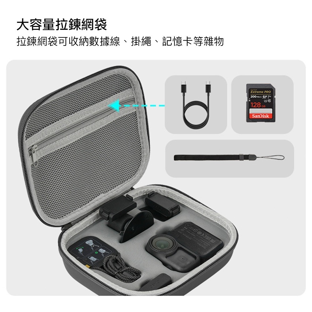 【彈藥庫】Sunnylife DJI OSMO NANO 收納包-黑(單機/套裝) #ON-B010-細節圖6
