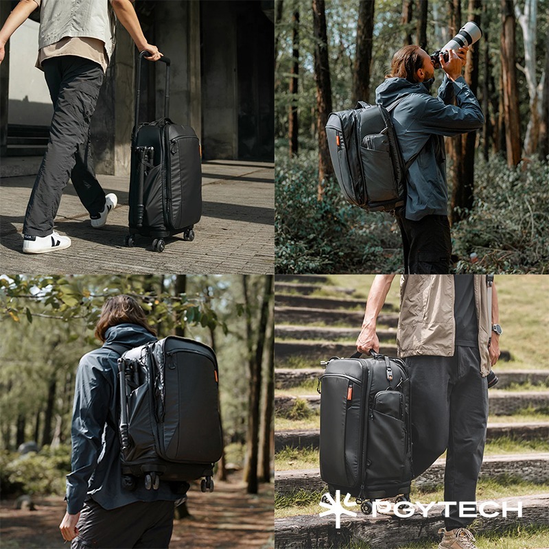 【彈藥庫】PGYTECH 攝影拉杆箱 背包款(深空黑) #P-CB-180-細節圖3