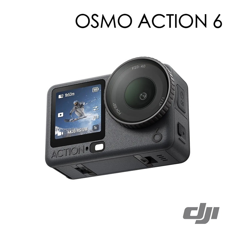 【彈藥庫】DJI OSMO ACTION 6 運動相機(標準套裝/暢拍套裝) #OA6J01 #OA6J02-細節圖2