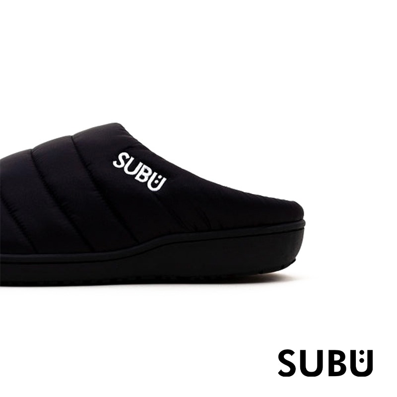【彈藥庫】SUBU ORIGINALS F-LINE 經典款保暖拖鞋-BLACK 黑-細節圖7