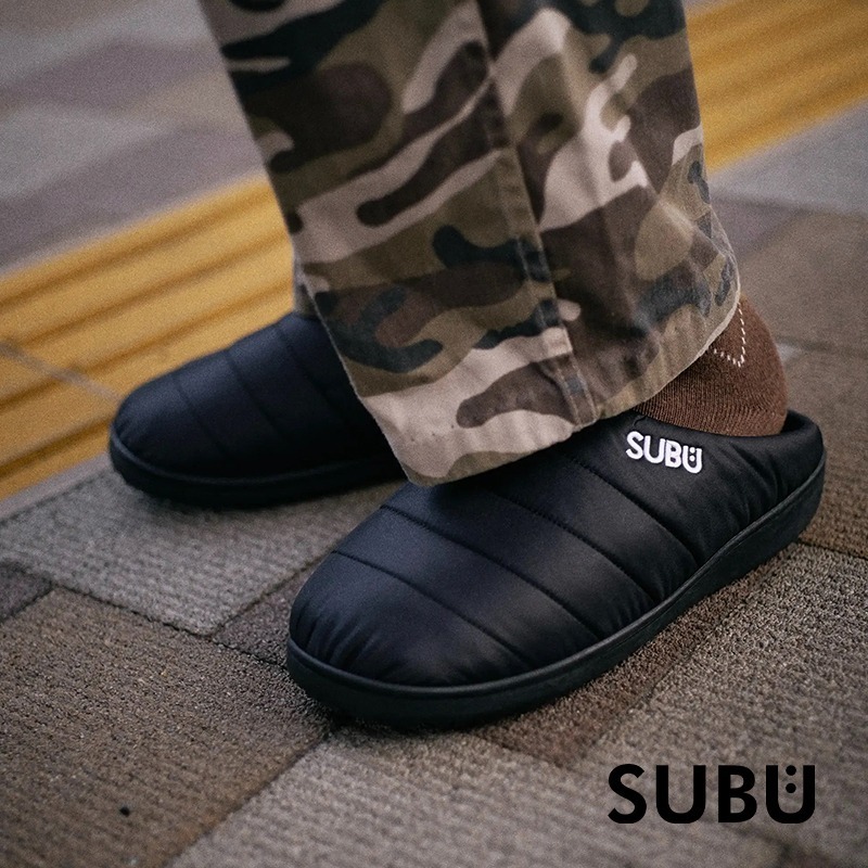 【彈藥庫】SUBU ORIGINALS F-LINE 經典款保暖拖鞋-BLACK 黑-細節圖9