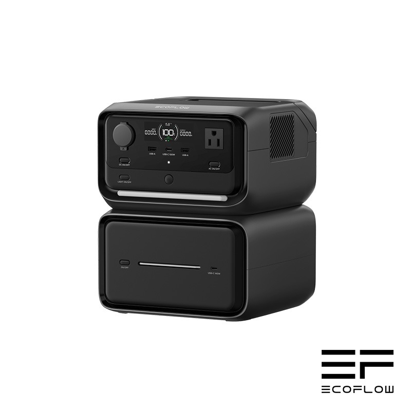 【彈藥庫】ECOFLOW RIVER 3 MAX PLUS 移動電源+額外電池EB600 (858wh) 組合-細節圖2