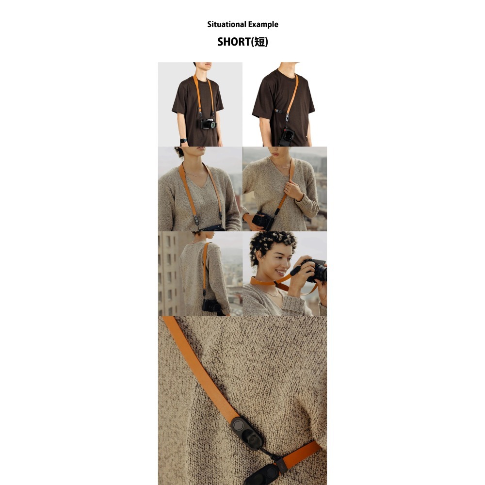 【彈藥庫】PEAK DESIGN Form Leather 快裝皮革背帶(長/中/短/頸掛) #AFD0204L-細節圖8