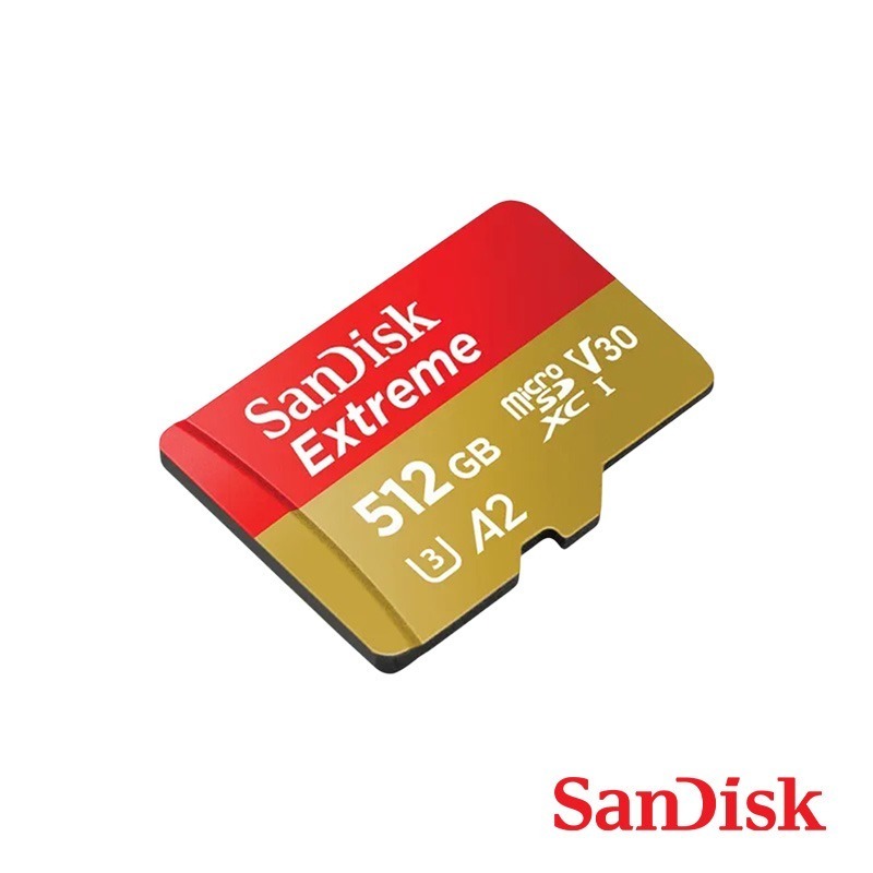 【彈藥庫】SanDisk Extreme microSD C10 U3 A2 V30 紅金卡 512G 記憶卡-細節圖3