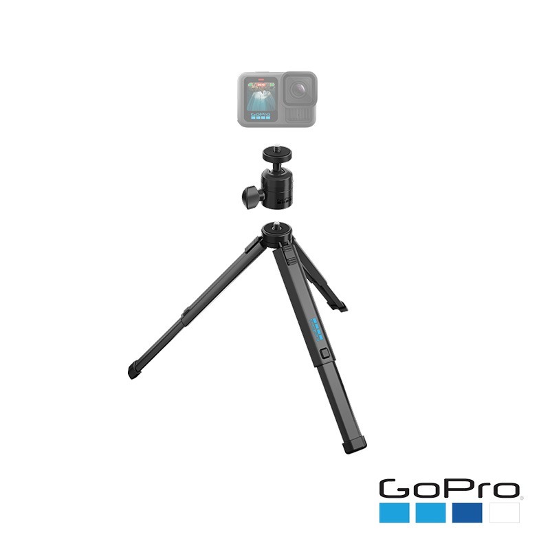【彈藥庫】GoPro MAX2/HERO 13/LIT 隨身小腳架 + 1/4-20 球型雲台 #ABTTR-001-細節圖2