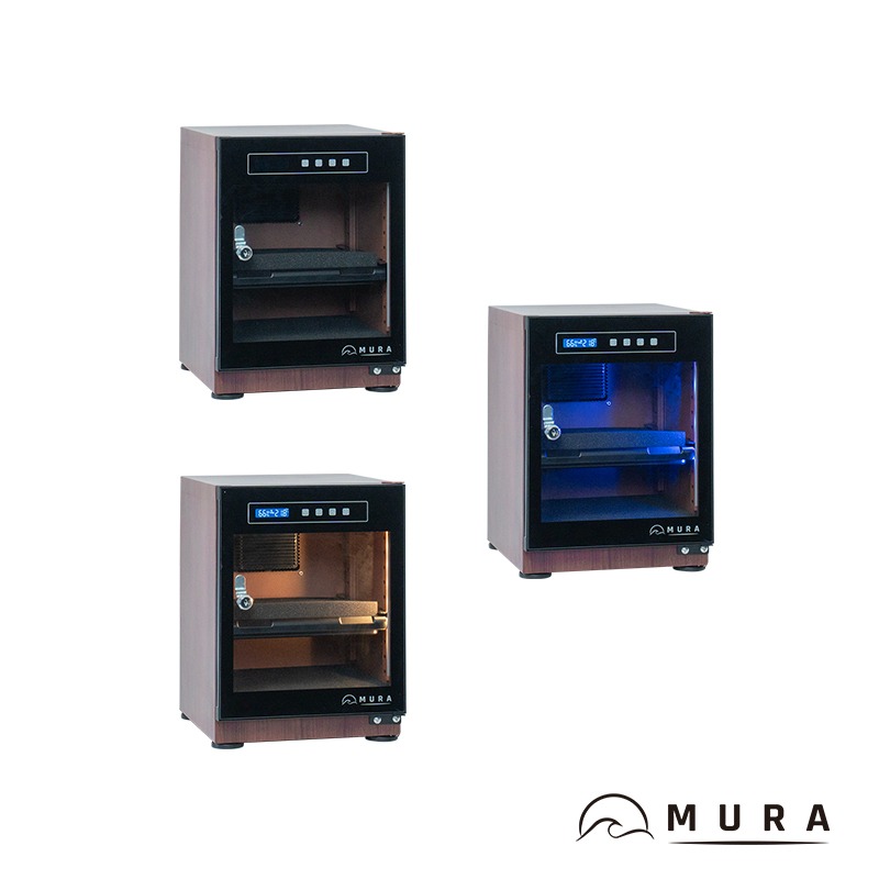 【彈藥庫】MURA 永恆箱 防潮箱-30L(霧雪白/暗夜黑/胡桃木/淺楓木) #MU-30TD-規格圖7