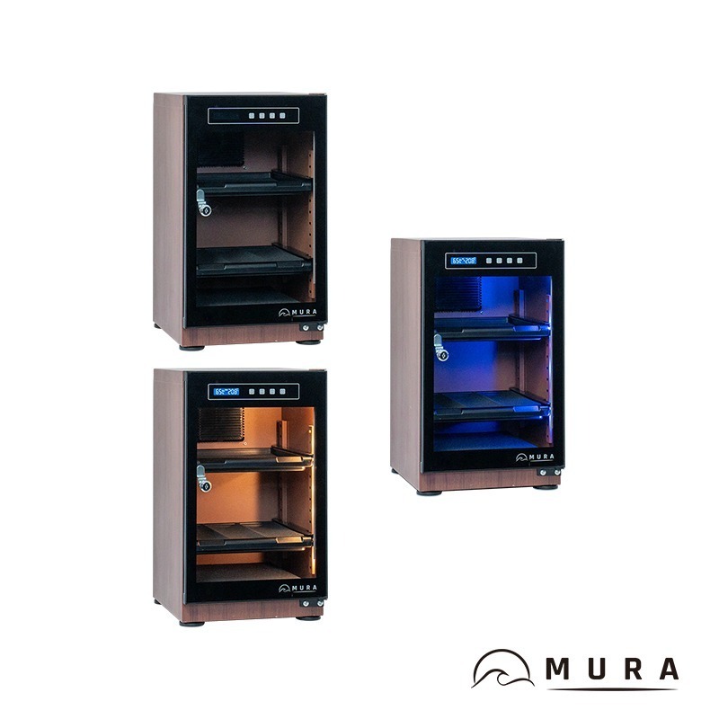 【彈藥庫】MURA 永恆箱 防潮箱-40L(霧雪白/暗夜黑/胡桃木/淺楓木) #MU-40TD-規格圖7