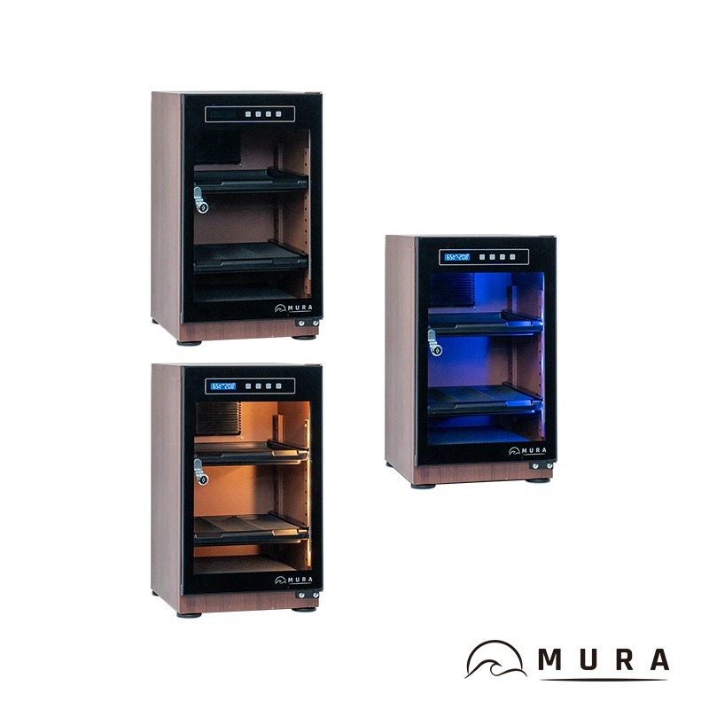 【彈藥庫】MURA 永恆箱 防潮箱-40L(霧雪白/暗夜黑/胡桃木/淺楓木) #MU-40TD-規格圖7