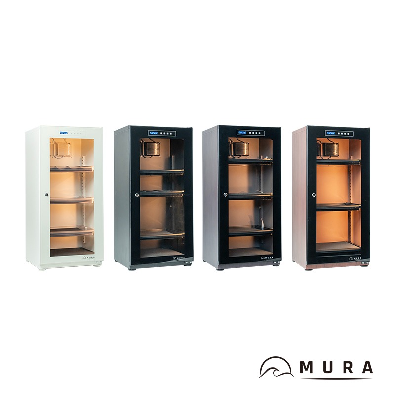 【彈藥庫】MURA 永恆箱 防潮箱-120L(霧雪白/暗夜黑/胡桃木/淺楓木) #MU-120TD-細節圖2