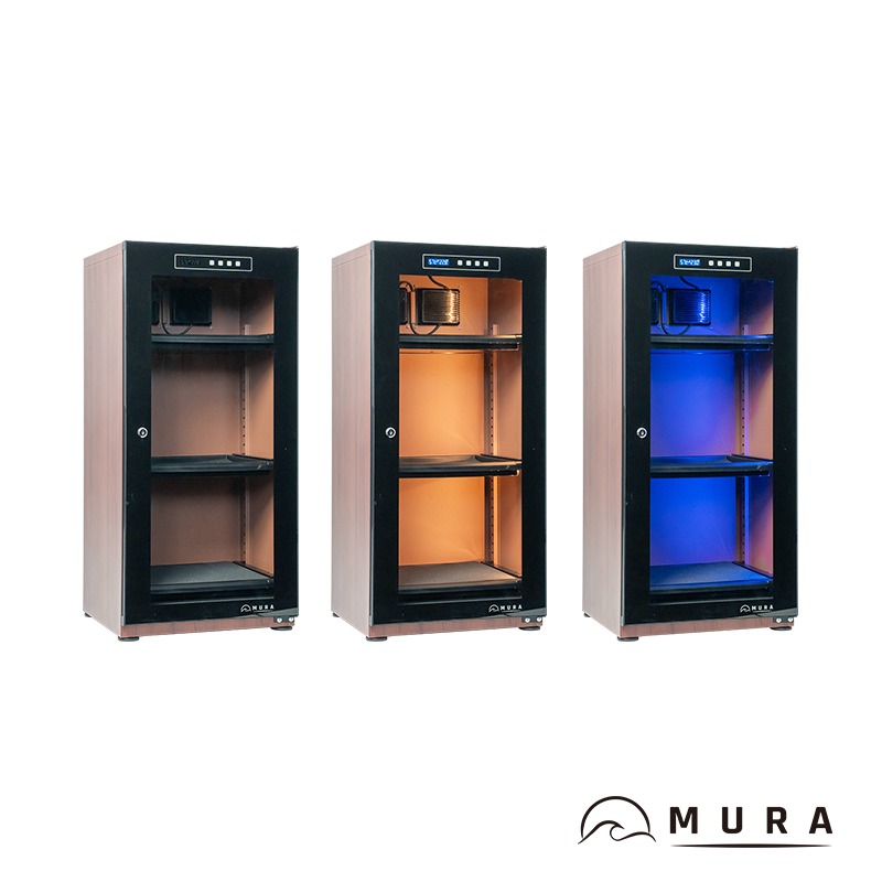 【彈藥庫】MURA 永恆箱 防潮箱-120L(霧雪白/暗夜黑/胡桃木/淺楓木) #MU-120TD-細節圖6