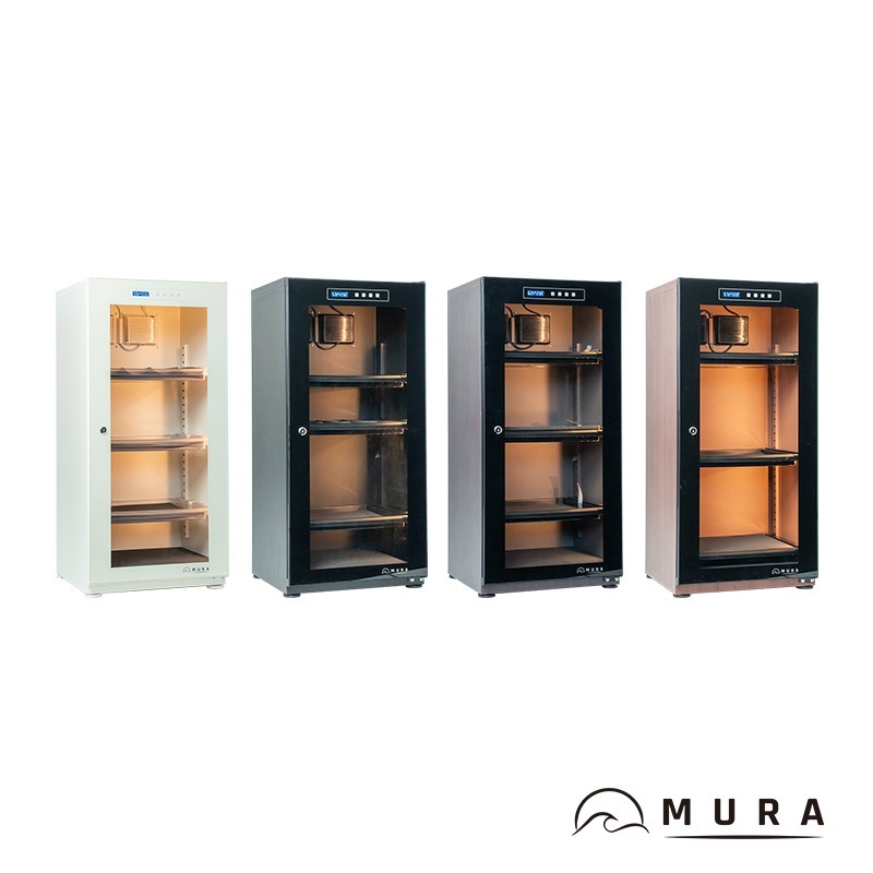 【彈藥庫】MURA 永恆箱 防潮箱-120L(霧雪白/暗夜黑/胡桃木/淺楓木) #MU-120TD-細節圖2