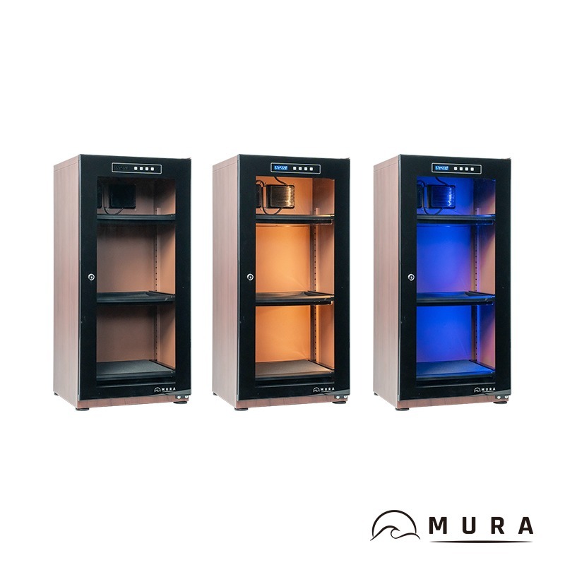 【彈藥庫】MURA 永恆箱 防潮箱-120L(霧雪白/暗夜黑/胡桃木/淺楓木) #MU-120TD-規格圖7