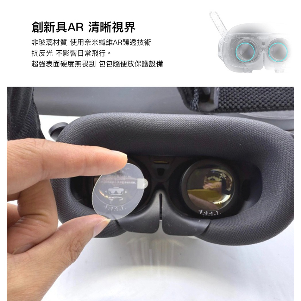 【彈藥庫】Insta360 Antigravity A1 全景飛行機+飛行眼鏡保護貼組 #DFD-P012-L01-細節圖3