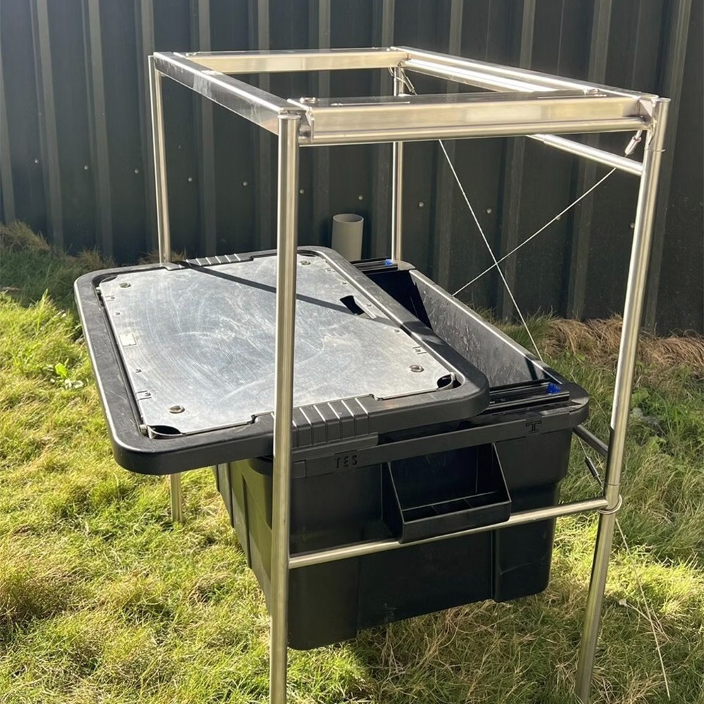 【彈藥庫】地域仕事 可調式桌框(適用擴展置物架、IKEA毛巾架) #TAS-002-細節圖7