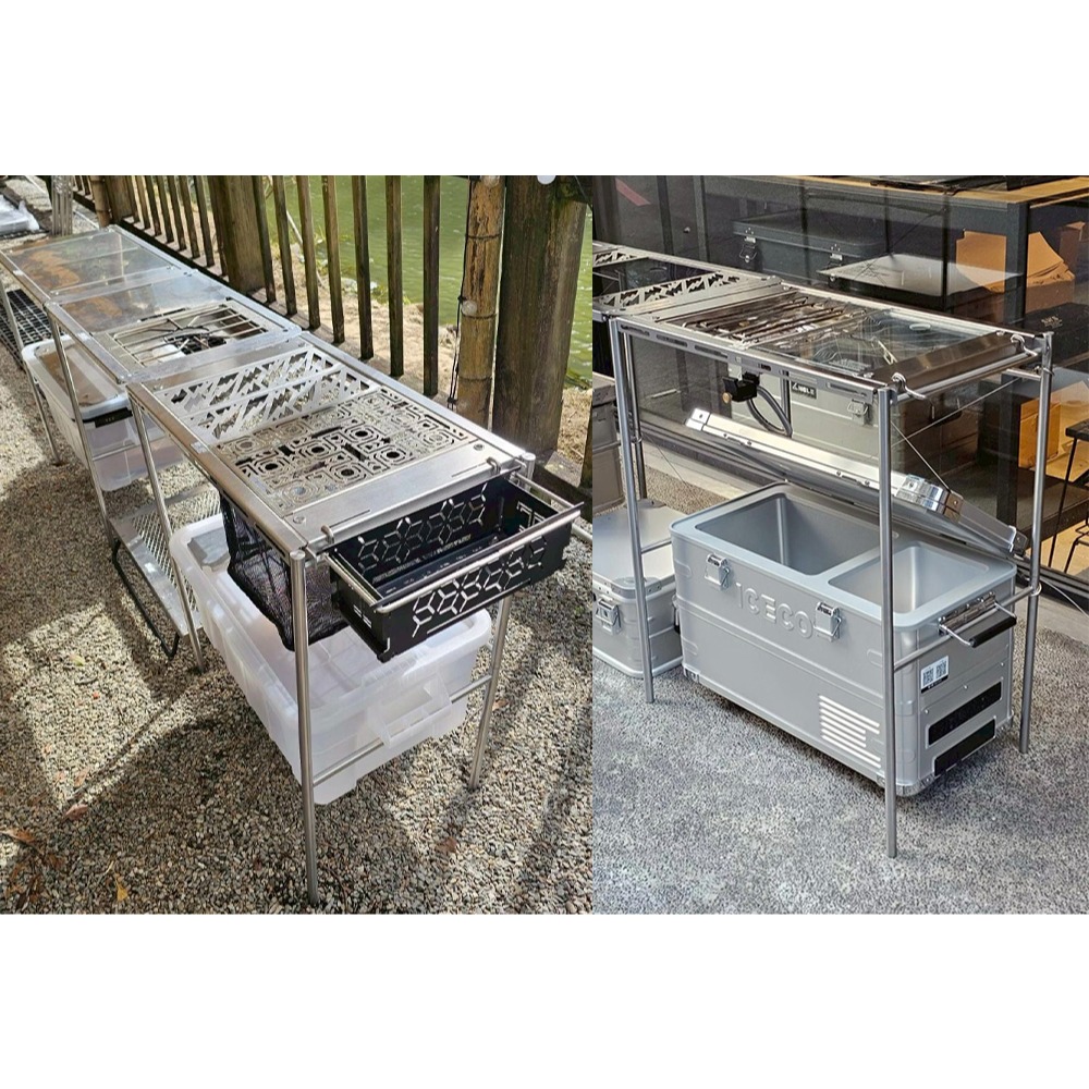 【彈藥庫】地域仕事 X ANGLE 擴展置物架組+可調式桌框 套組 #TAS-SET001-細節圖6