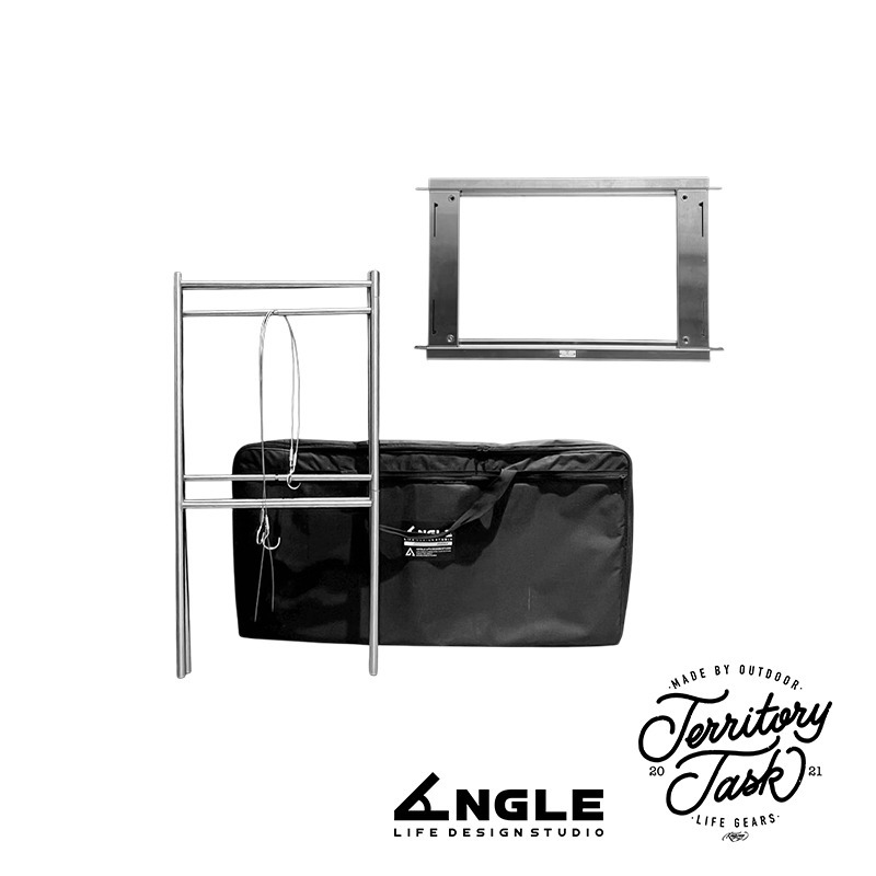 【彈藥庫】地域仕事 X ANGLE 擴展置物架組+可調式桌框 套組 #TAS-SET001-規格圖9