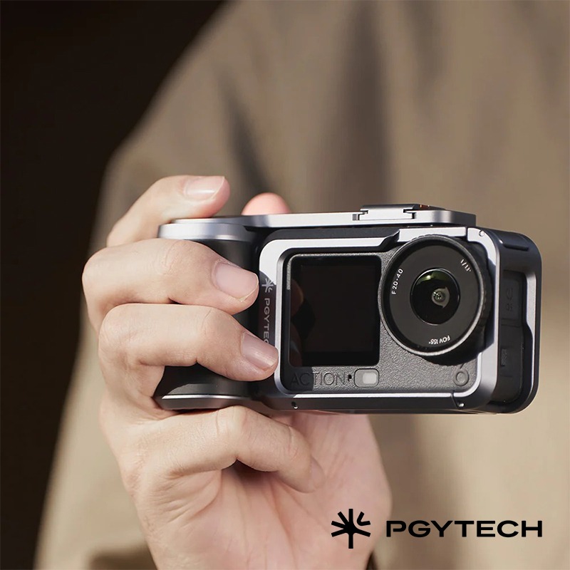 【彈藥庫】PGYTECH DJI OSMO ACTION 6 兔籠 (單兔籠/街拍手柄套裝) #P-62C-細節圖4