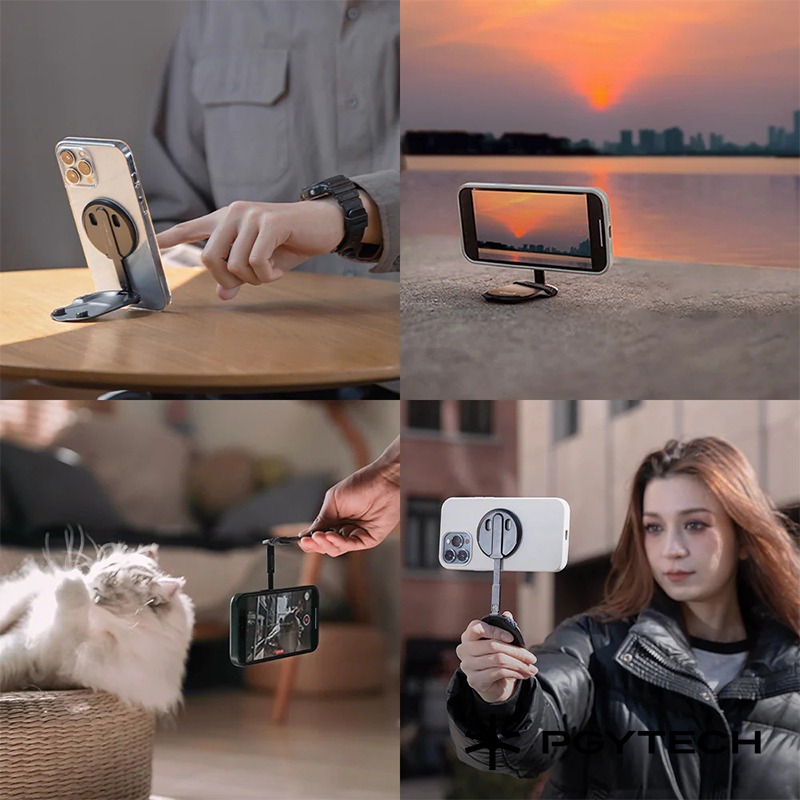 【彈藥庫】PGYTECH MagFlex手機攝影支架(經典黑/薄霧灰/薄荷綠) #P-PG-細節圖2