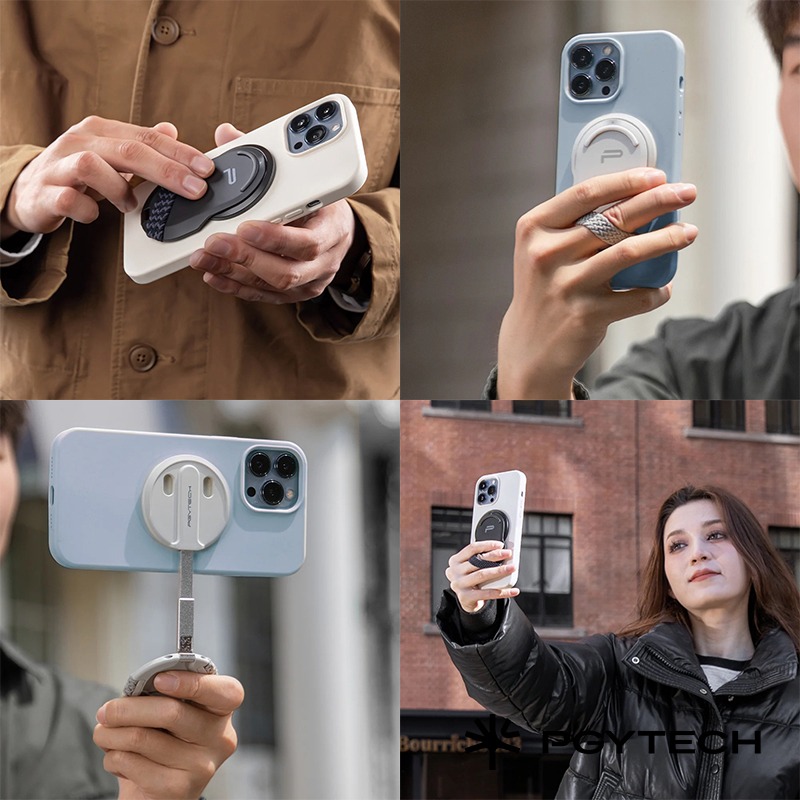 【彈藥庫】PGYTECH MagFlex手機攝影支架(經典黑/薄霧灰/薄荷綠) #P-PG-細節圖3