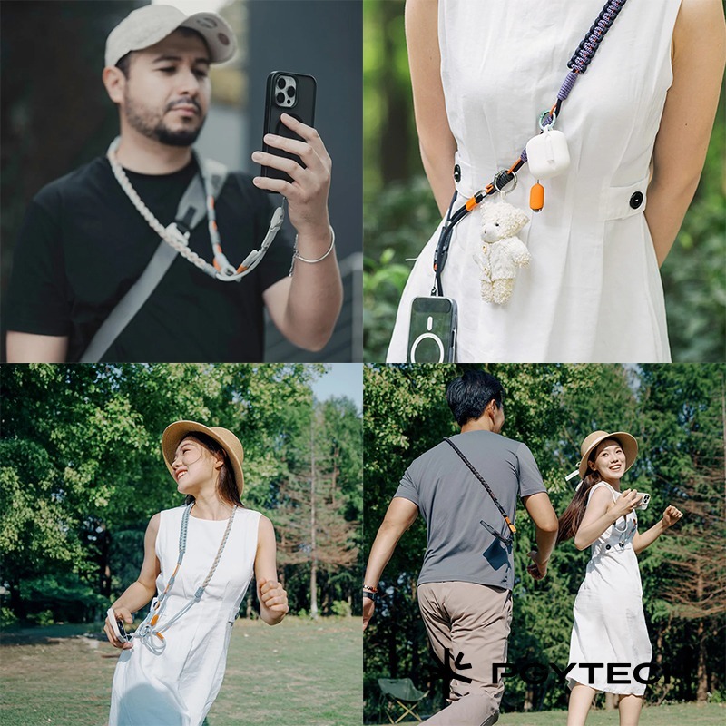 【彈藥庫】PGYTECH LinkGo手機攝影背帶-編繩-單扣(星焰黑/海沫藍/薄荷綠/極光紫)-細節圖3