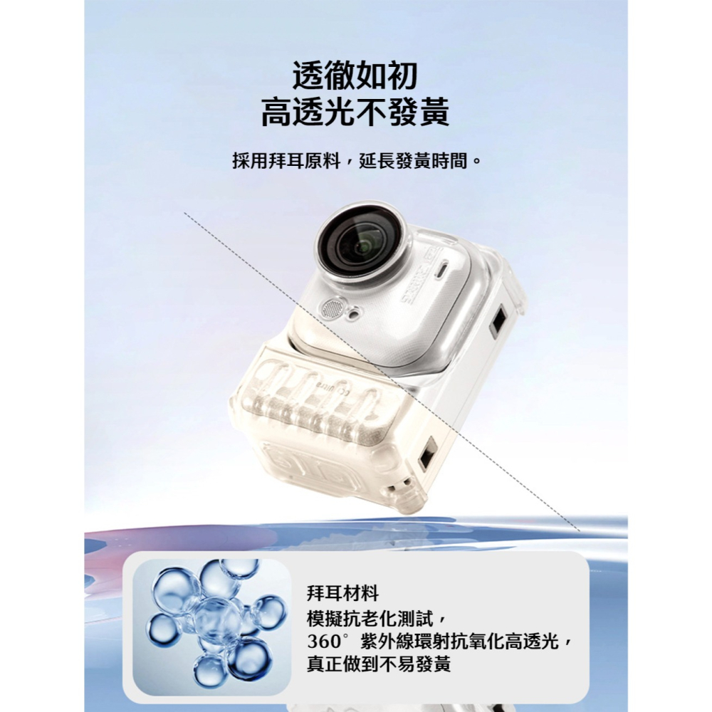【彈藥庫】STARTRC Insta360 GO Ultra TPU冰感保護套 #15050006 #15050007-細節圖5