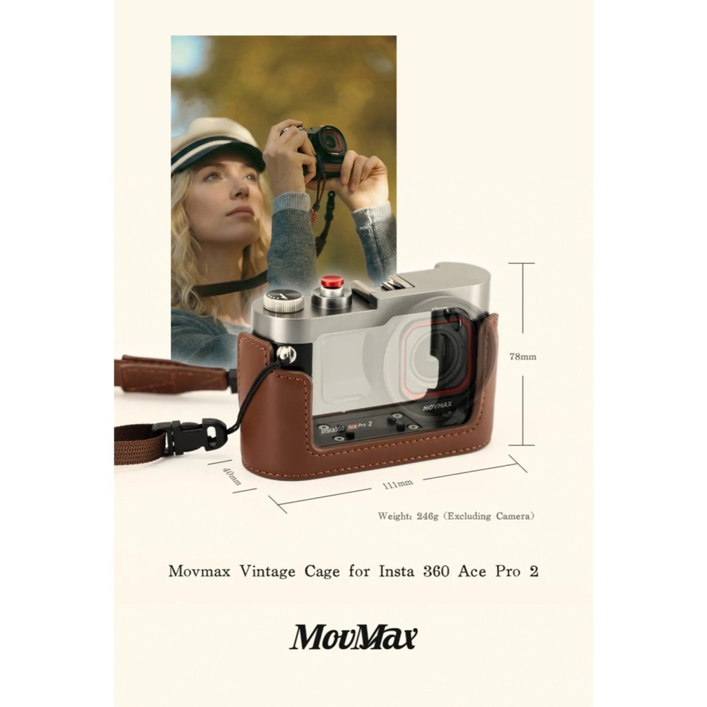 【彈藥庫】MOVMAX Insta360 Ace Pro 2 復古兔籠套裝 #86-0112-細節圖11