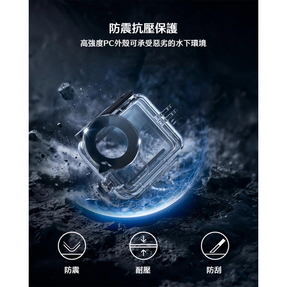 【彈藥庫】TELESIN DJI OSMO NANO 防水殼 #S4-WTP-13-TDJ-細節圖2