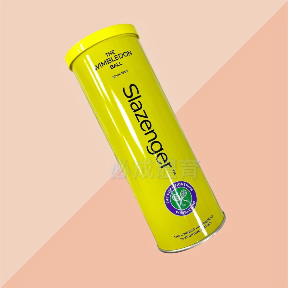 【必成體育】2024新款 Slazenger 網球 比賽級網球 比賽網球 專業網球 一筒3入 硬網球 溫布頓 比賽球-細節圖3