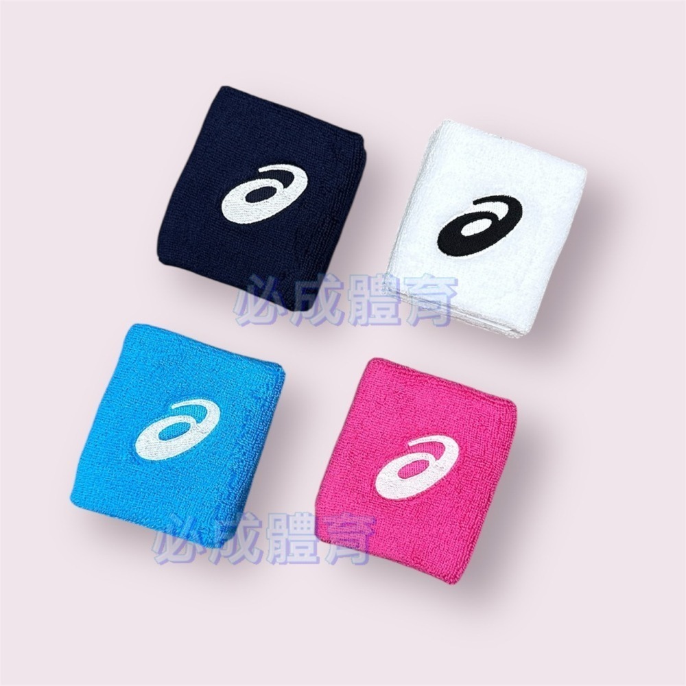 【必成體育】 ASICS 護腕 亞瑟士 3.5吋 短護腕 3033B775 一雙售 吸汗護腕 毛巾護腕 止汗護腕-細節圖3