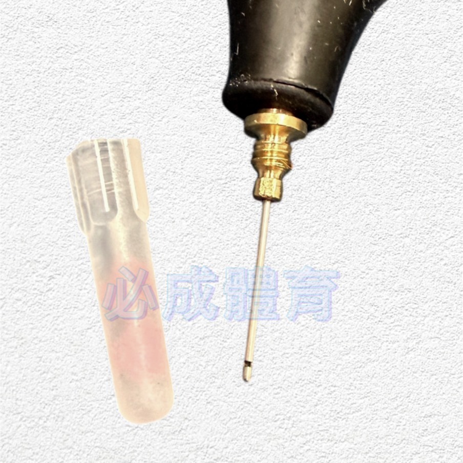 【必成體育】日本製 KENKO 軟網球 專用球針 軟式網球 充氣球針 專用打氣針 網球充氣針 補氣針 網球針 打氣針-細節圖2