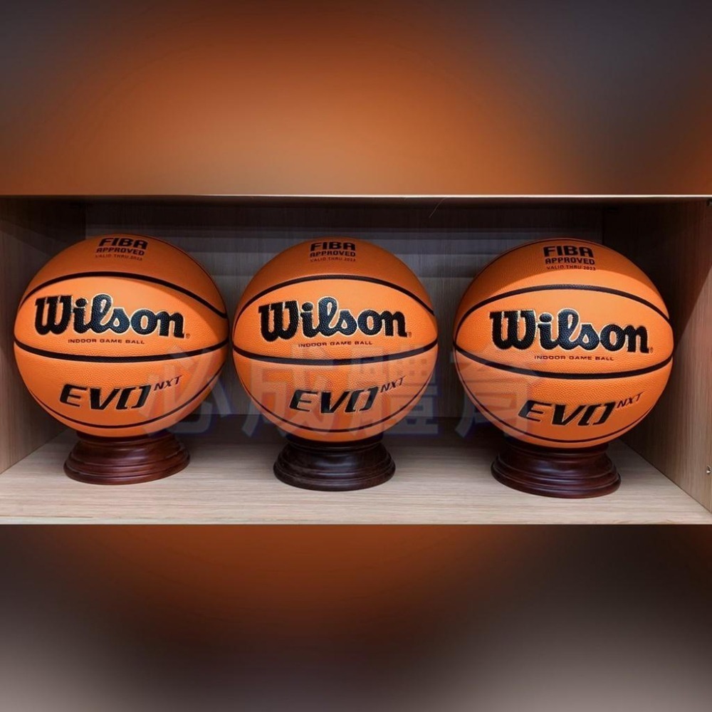 【必成體育】 WILSON 籃球 EVO NXT FIBA 認證 比賽用球 7號籃球 室內籃球 WTB0900XB-細節圖2