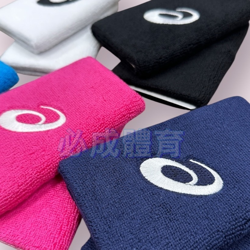 【必成體育】ASICS 護腕 亞瑟士 5吋 長護腕 3033B933 一雙售 吸汗護腕 毛巾護腕 止汗護腕 擦汗-細節圖3