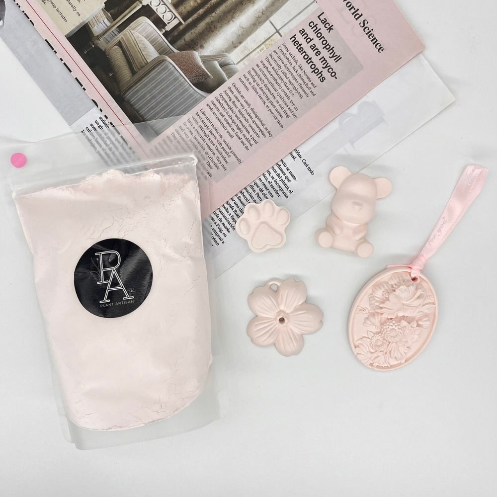 【Plant Artisan-植匠文創】DIY手作高品質擴香石專用石膏粉 500g/袋共5色 DIY擴香石 石膏粉-規格圖4