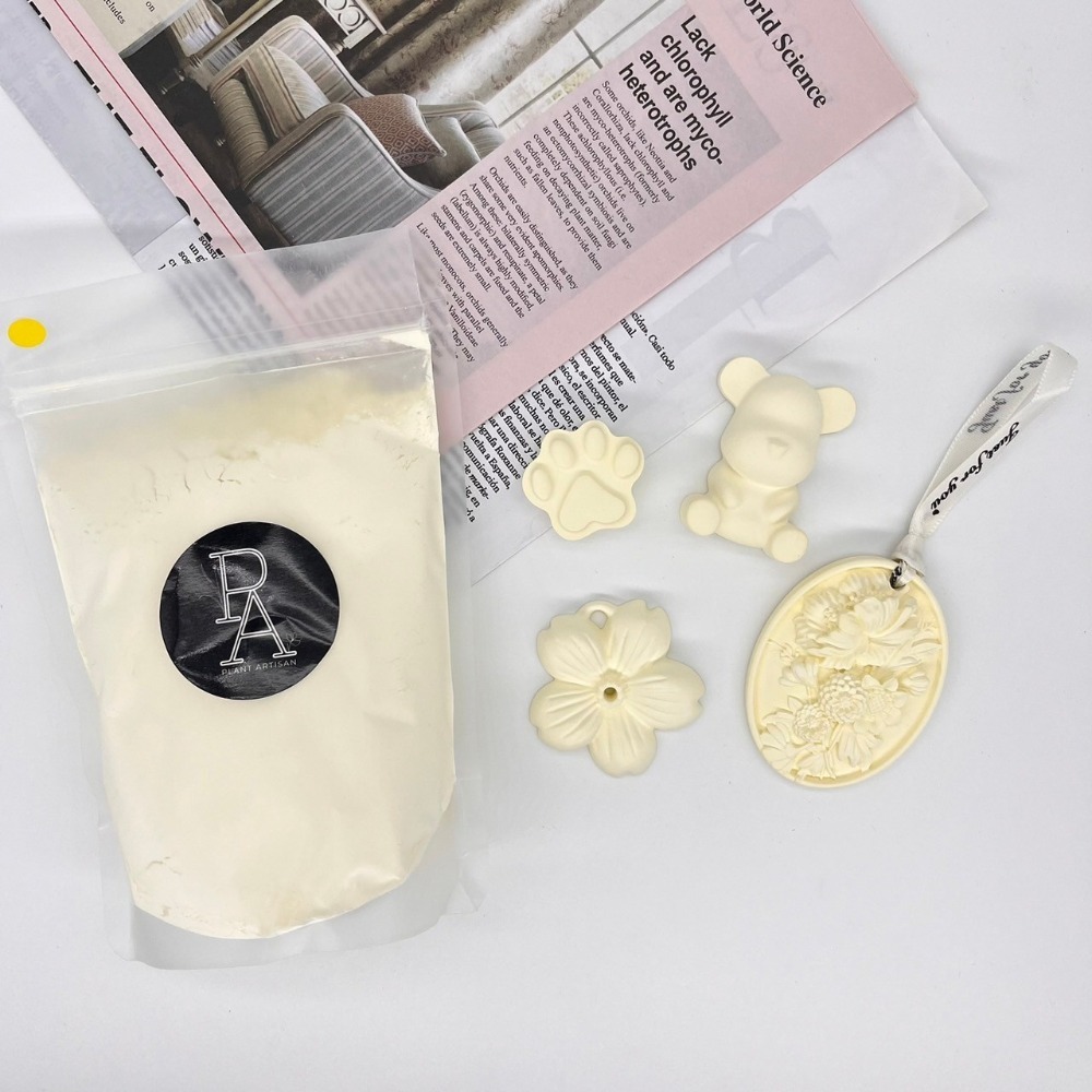 【Plant Artisan-植匠文創】DIY手作高品質擴香石專用石膏粉 500g/袋共5色 DIY擴香石 石膏粉-規格圖4