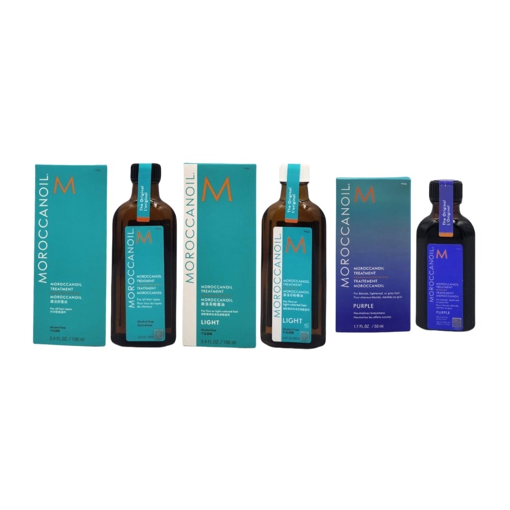 【Q Life】(現貨) Moroccanoil 摩洛哥 優油 輕優油 紫色優油 免沖洗 護髮 保濕 精華 免沖護 髮油-細節圖2