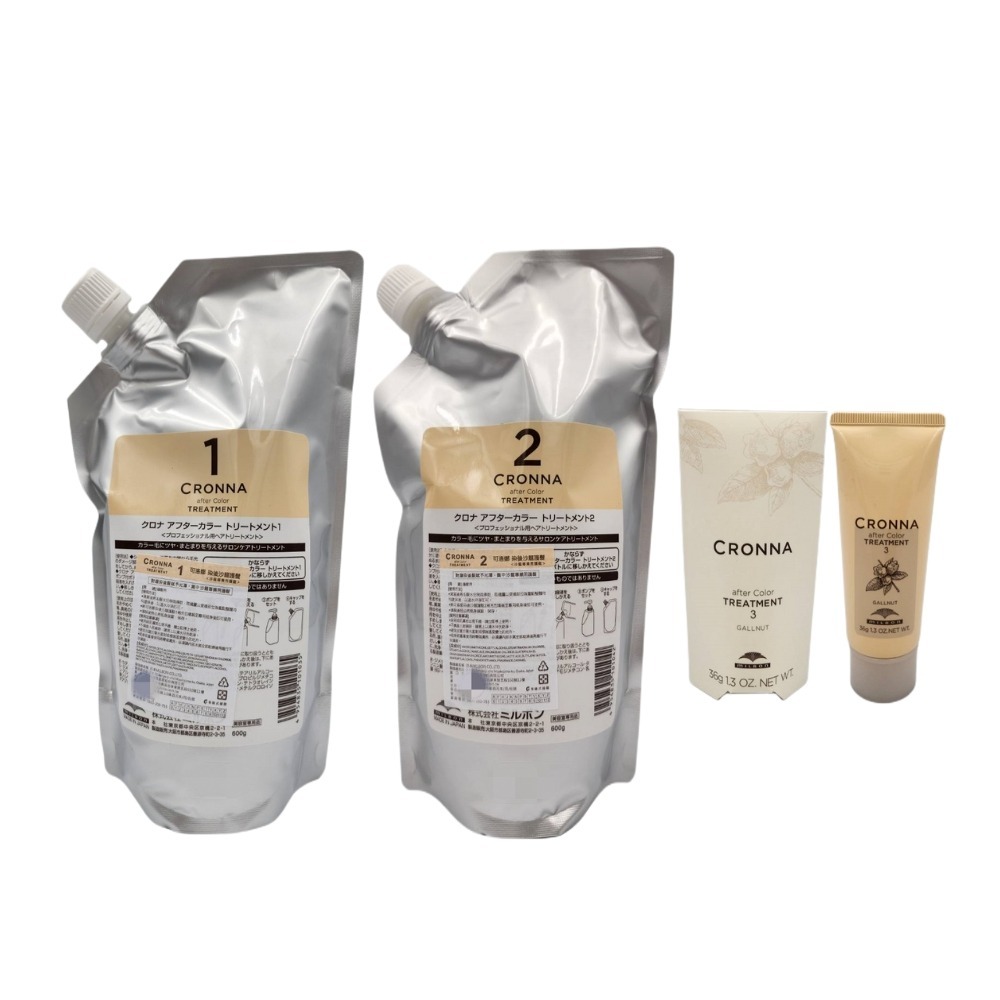 【Q Life】(現貨) 哥德式 Milbon 可洛娜 染後沙龍護髮 CRONNA 髮膜 深層 結構 保濕 修護 柔順-細節圖2
