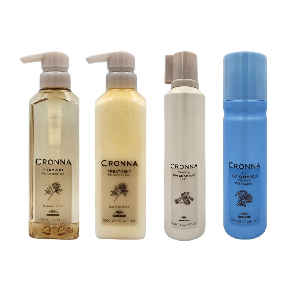【Q Life】(現貨) 哥德式 Milbon 可洛娜 大馬士革 玫瑰 洗髮精 護髮素 CRONNA 護色 極勁 酷涼-細節圖2