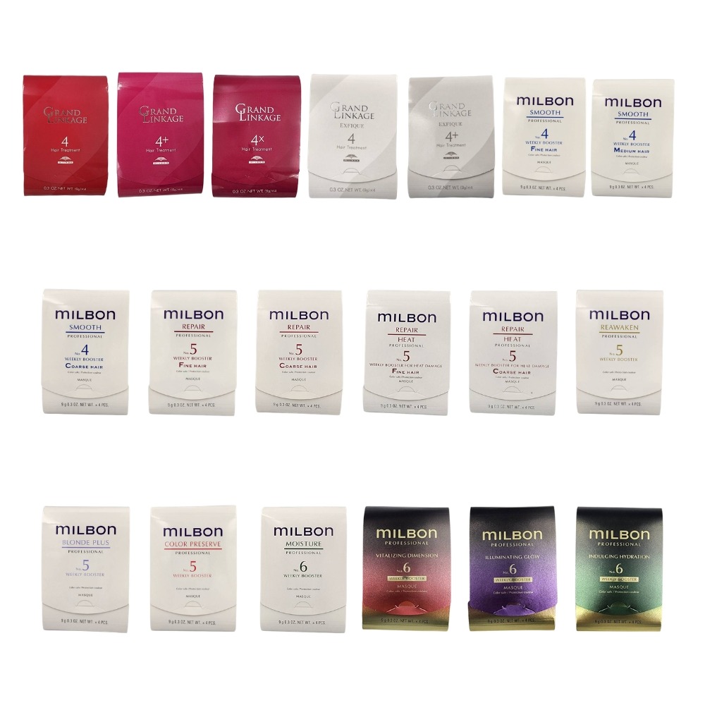 【Q Life】(現貨) Milbon 哥德式 新柔漾 恆羽 絲柔 潤活 黑凜 煥金 燦漾 護髮 髮膜 4劑 5劑 6劑-細節圖2