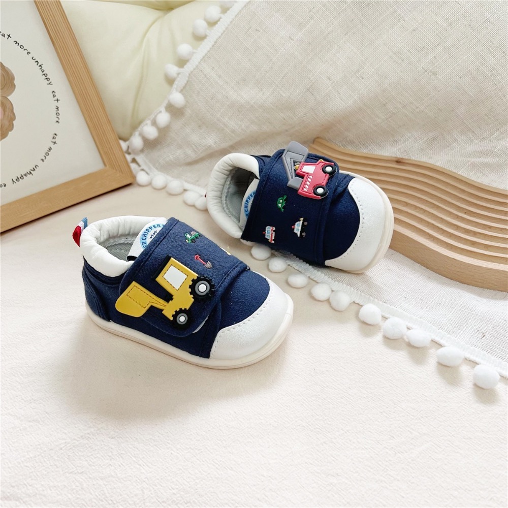 ᴘᴏᴋᴏꜱʜᴏᴘ ⚘ 新品預購 ▸ 男寶軟底工程車車學步鞋 球鞋 鞋子-細節圖4