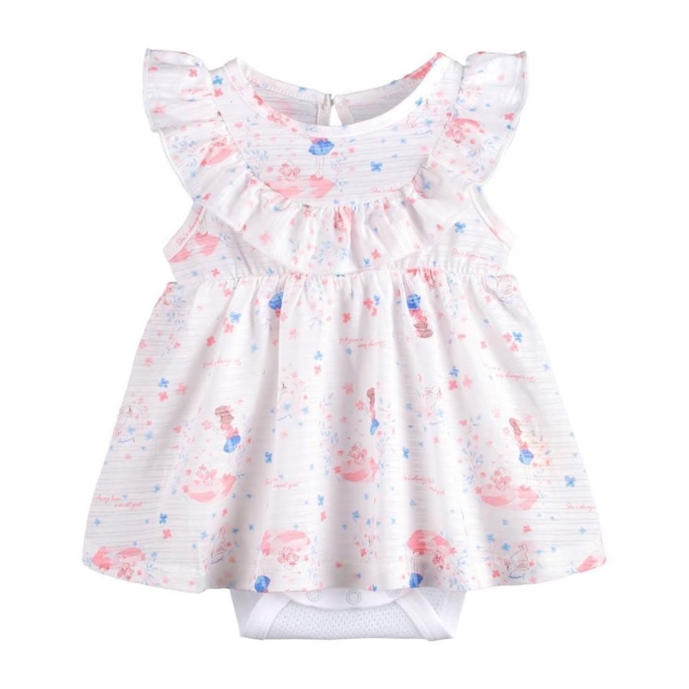 純棉女孩小花包屁裙